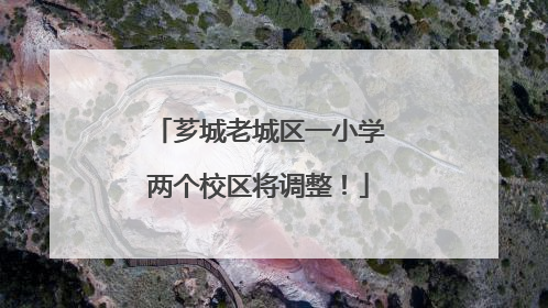 芗城老城区一小学两个校区将调整！