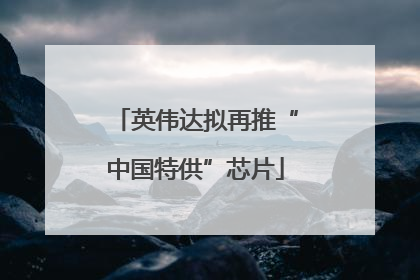 英伟达拟再推“中国特供”芯片