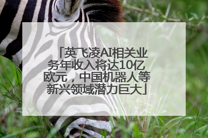英飞凌AI相关业务年收入将达10亿欧元，中国机器人等新兴领域潜力巨大