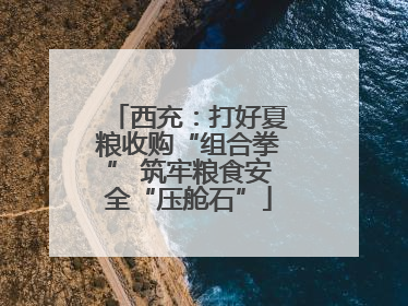 西充：打好夏粮收购“组合拳” 筑牢粮食安全“压舱石”