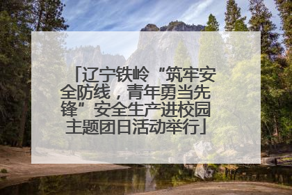 辽宁铁岭“筑牢安全防线，青年勇当先锋”安全生产进校园主题团日活动举行