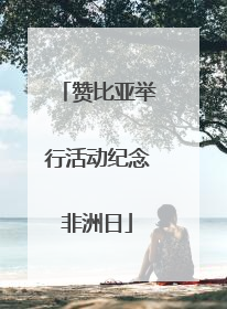 赞比亚举行活动纪念非洲日