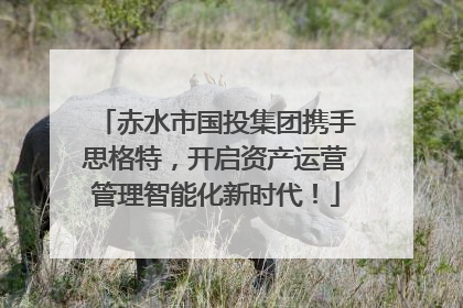 赤水市国投集团携手思格特，开启资产运营管理智能化新时代！