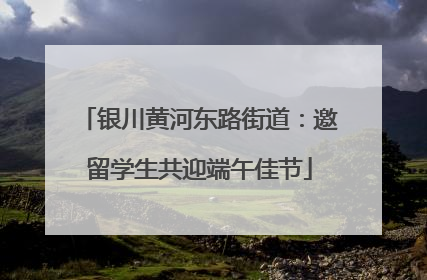 银川黄河东路街道：邀留学生共迎端午佳节