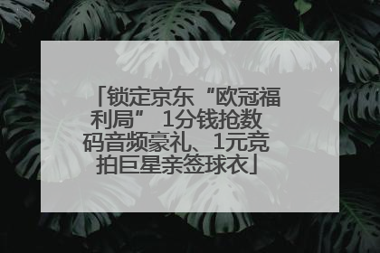 锁定京东“欧冠福利局” 1分钱抢数码音频豪礼、1元竞拍巨星亲签球衣
