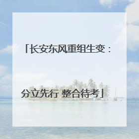 长安东风重组生变：分立先行 整合待考