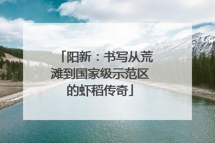 阳新：书写从荒滩到国家级示范区的虾稻传奇