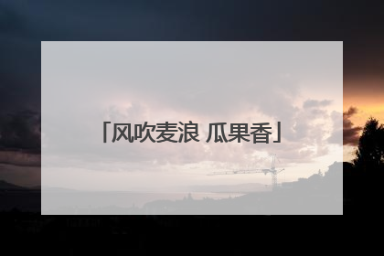 风吹麦浪 瓜果香