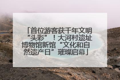 首位游客获千年文明“头彩”！大河村遗址博物馆新馆“文化和自然遗产日”璀璨启幕