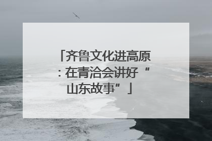 齐鲁文化进高原：在青洽会讲好“山东故事”