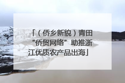 （侨乡新貌）青田“侨贸网络”助推浙江优质农产品出海