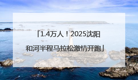 1.4万人！2025沈阳和河半程马拉松激情开跑