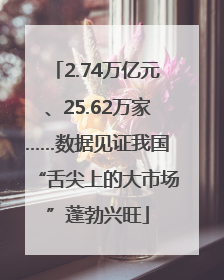 2.74万亿元、25.62万家……数据见证我国“舌尖上的大市场”蓬勃兴旺