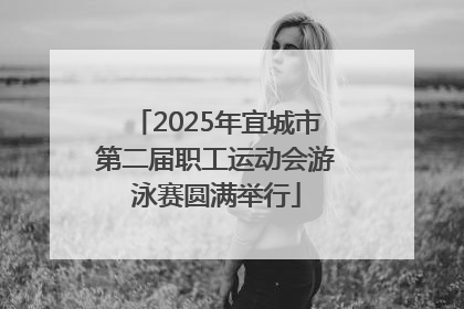 2025年宜城市第二届职工运动会游泳赛圆满举行