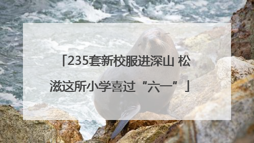 235套新校服进深山 松滋这所小学喜过“六一”