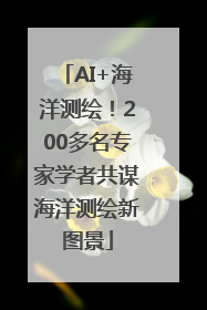 AI+海洋测绘！200多名专家学者共谋海洋测绘新图景